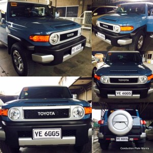 Classic Plates on a Toyota FJ Cruiser